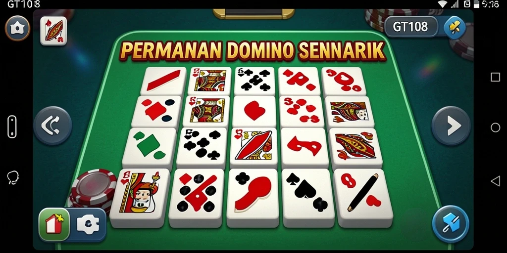 Tampilan gameplay seru dalam GT108 yang penuh tantangan.