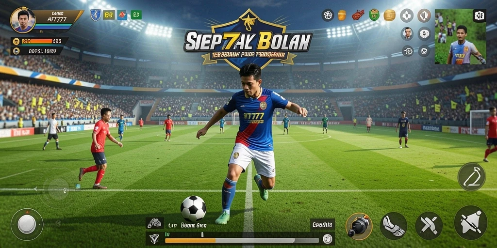 Tangkapan layar gameplay HP777 dengan aksi seru di lapangan.