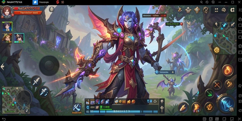 Tampilan gameplay menakjubkan di dunia MMORPG NAGATOTO168.