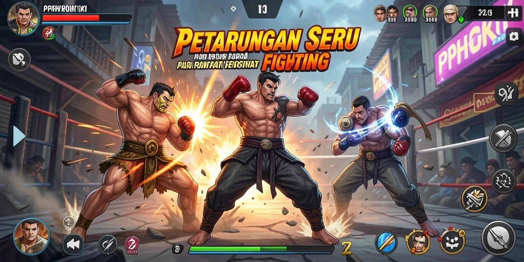 Tampilan menarik dan seru dari gameplay PPHOKI.