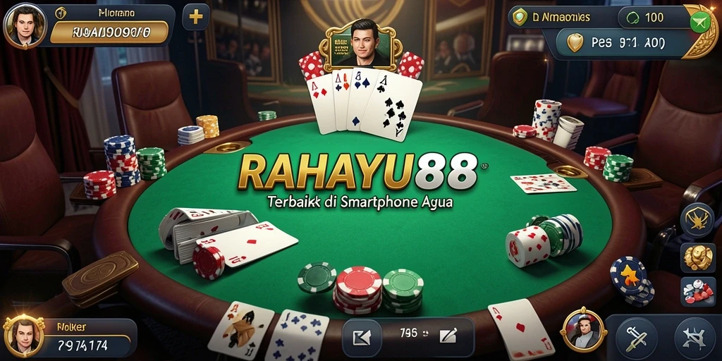 Screenshot RAHAYU88 menampilkan permainan poker yang seru dan menarik.