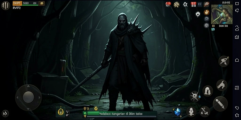 Tampilan menegangkan dalam gameplay RVIP2 penuh misteri dan kengerian.